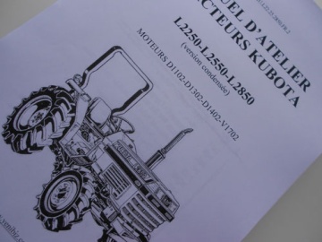 Service manual Kubota in French - Kubota : L2250, L2550, L2850
