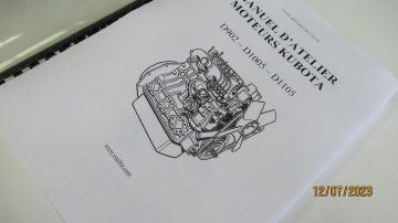 Service manual Kubota in French