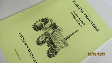 Kubota B1200-B1400-B1500-B1600 -Zen-Noh ZB1200-1400-1500-1600