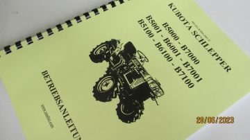 Kubota B7000 - B7001- Zen-Noh ZB7000 -ZB7001