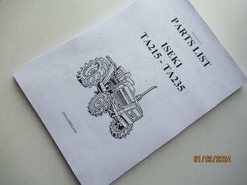 Exploded view Iseki  - Iseki : TA215, TA235
