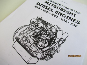 Exploded view Mitsubishi K3 - Iseki : TU, TU120, TU125, TU127, TU130, TU135, TU137, TU140, TU145, TU147, TU150, TU155, TU157, TU160, TU165, TU167, TU170, TU175, TU177, TU1400, TU1500, TU PP, TX, TX1410, TX1510, TX2140, TX2160
Mitsubishi : K3A, K3B, K3D, K3E, K3F
