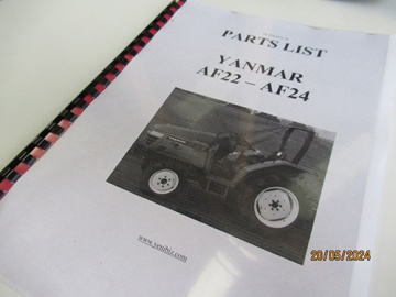 Exploded view Yanmar  - Yanmar : AF-22, AF-24
