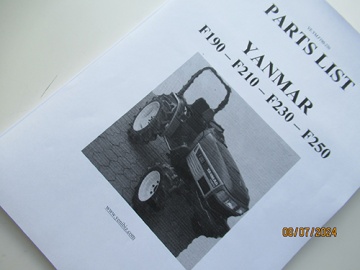 Exploded view Yanmar  - Yanmar : F190, F210, F230, F250
